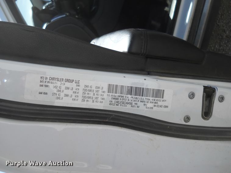 image for item DF4573 2014 Dodge Durango Police  SUV