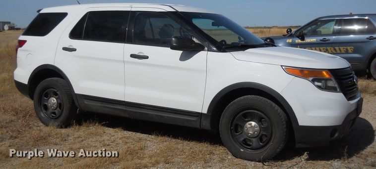 image for item DF4576 2013 Ford Explorer Police Interceptor  SUV