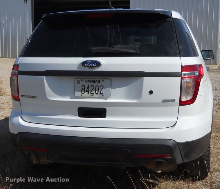 image for item DF4576 2013 Ford Explorer Police Interceptor  SUV