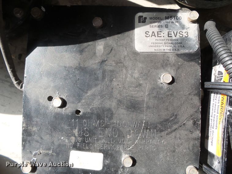 image for item DH3916 Approximately 10 Code 3 siren speakers