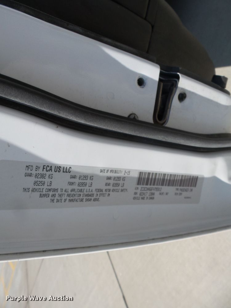 image for item DH3940 2015 Dodge Charger Police