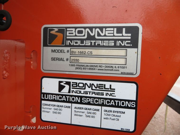 image for item DH3983 Bonnell BV-1662-CS V-box spreader