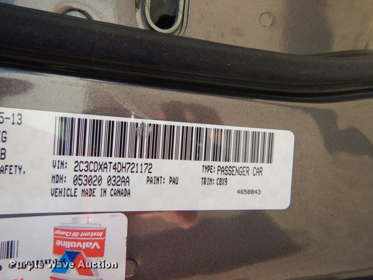 image for item DH5231 2013 Dodge Charger Police