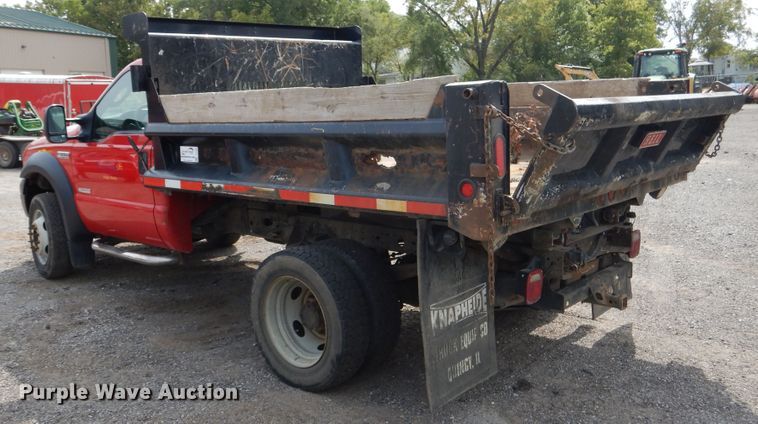 image for item DH7009 2007 Ford F550 Super Duty  dump truck