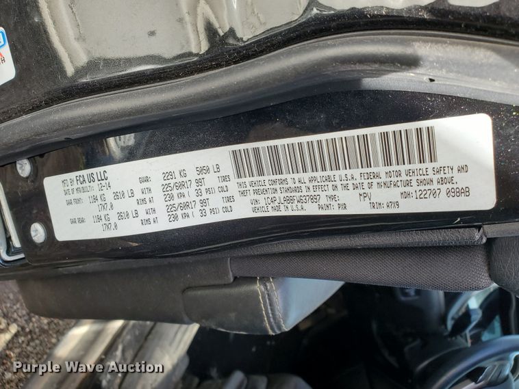 image for item DI5004 2015 Jeep Cherokee  SUV