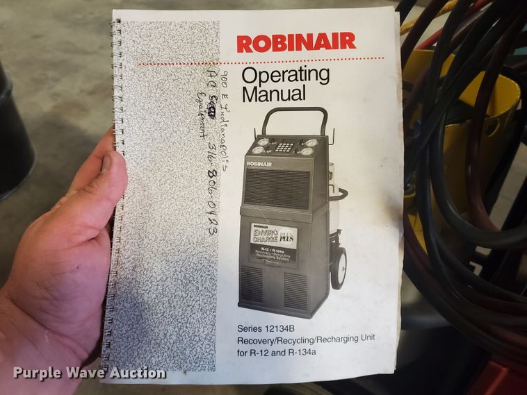 image for item DI5093 Robinair Envirocharge Plus refrigerant recovery system