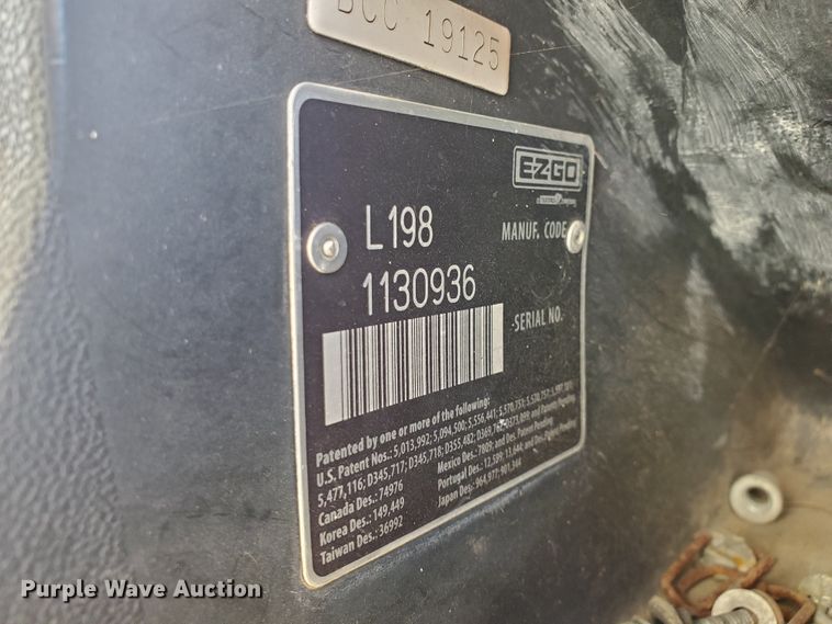 image for item DI5094 Ez-go  golf cart