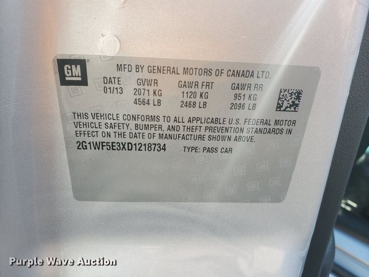 image for item DI5097 2013 Chevrolet Impala