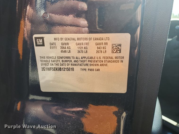 image for item DI5099 2011 Chevrolet Impala