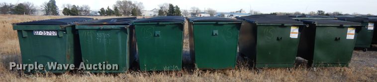 image for item DJ5770 (6) rear load dumpsters