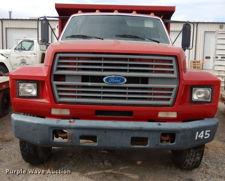 image for item DJ6918 1997 Ford F700  dump truck