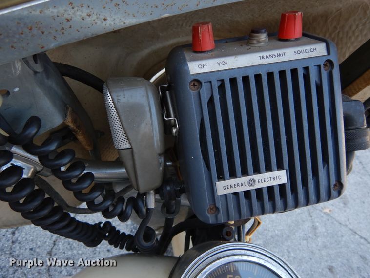 image for item GC9446 1970 Harley Davidson Electra Glide Police motorcycle