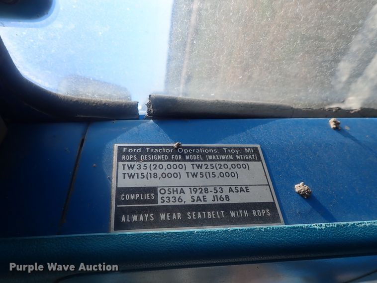 image for item GN9182 1984 Ford TW25  MFWD tractor