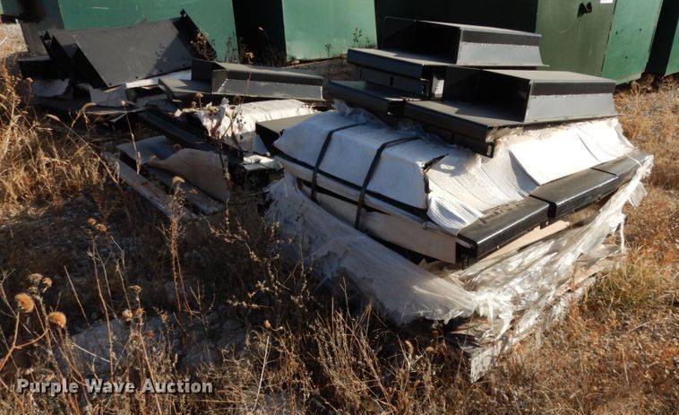 image for item GQ9871 (15) sets of steel bolt-on dumpster pockets