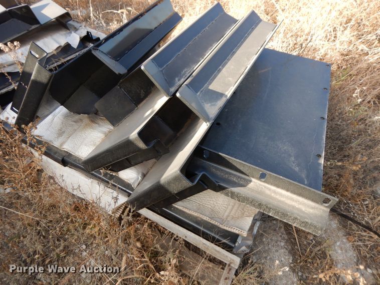 image for item GQ9871 (15) sets of steel bolt-on dumpster pockets