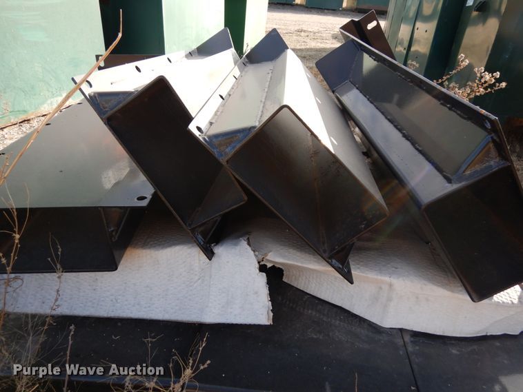 image for item GQ9871 (15) sets of steel bolt-on dumpster pockets