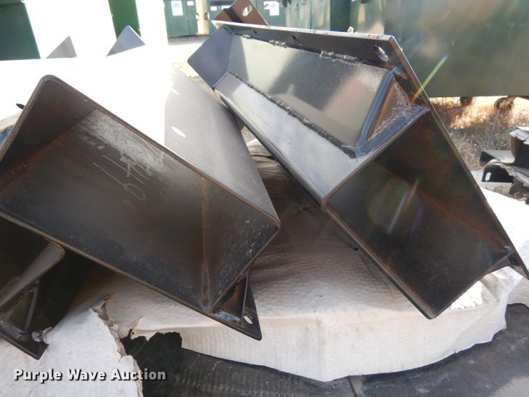 image for item GQ9871 (15) sets of steel bolt-on dumpster pockets