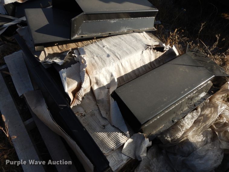 image for item GQ9871 (15) sets of steel bolt-on dumpster pockets