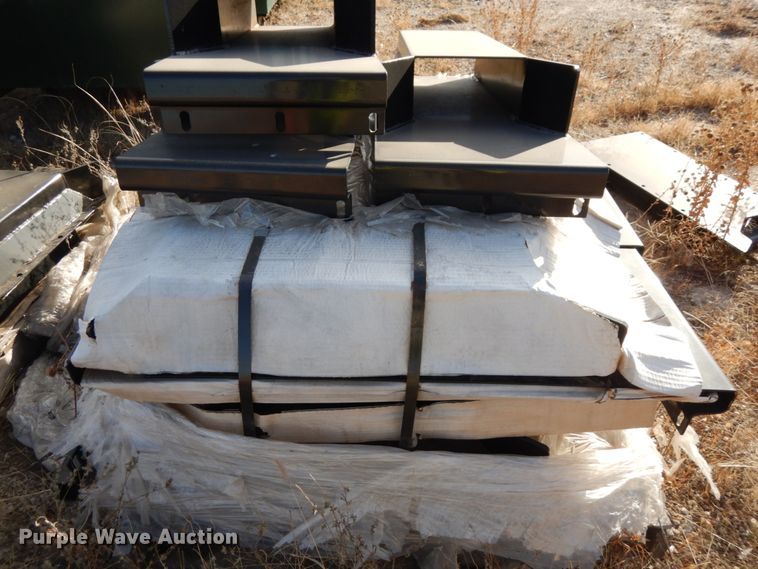 image for item GQ9871 (15) sets of steel bolt-on dumpster pockets