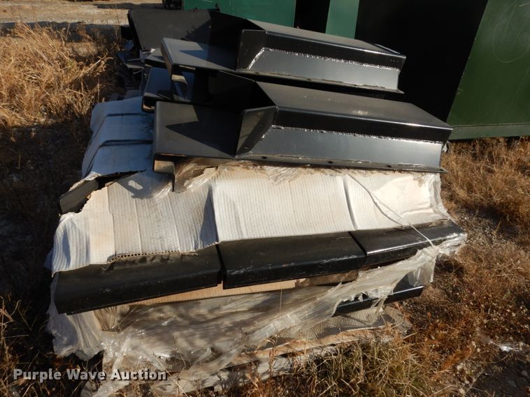 image for item GQ9871 (15) sets of steel bolt-on dumpster pockets