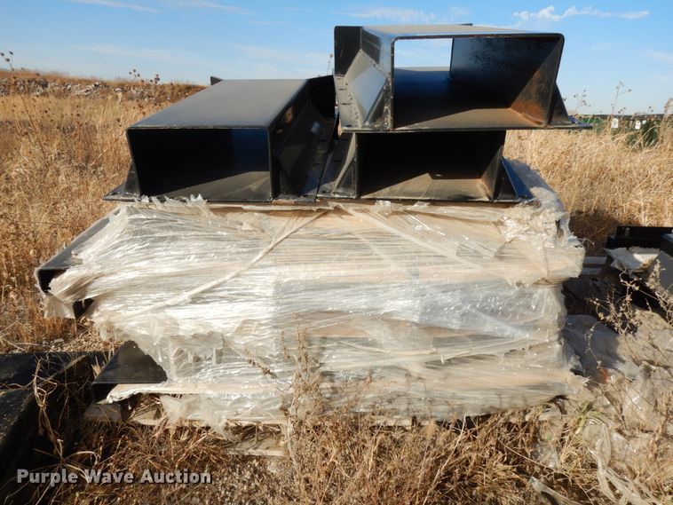 image for item GQ9871 (15) sets of steel bolt-on dumpster pockets