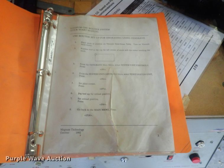 image for item GX9623 Phoenix GS Cad/Cam CNC router/engraver