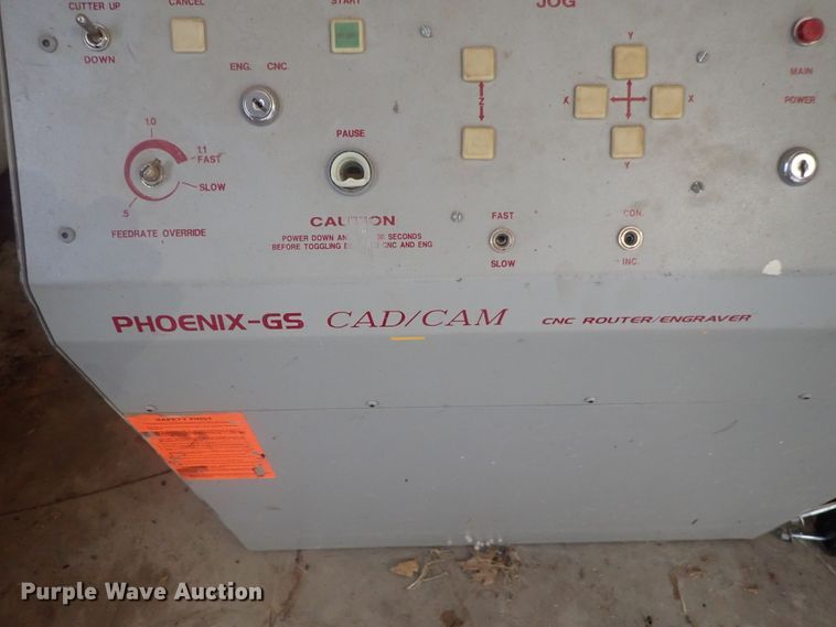 image for item GX9623 Phoenix GS Cad/Cam CNC router/engraver