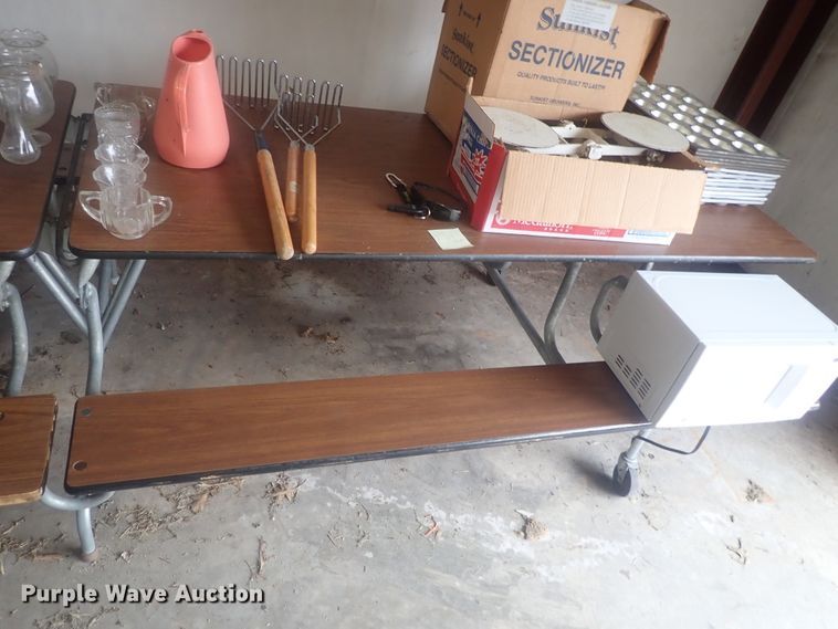 image for item GX9624 (8) cafeteria tables