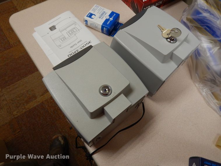 image for item H1763 (2) Pyramid 3500 time clocks/document stamps