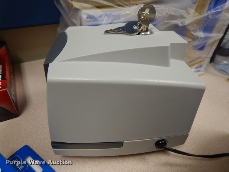 image for item H1763 (2) Pyramid 3500 time clocks/document stamps