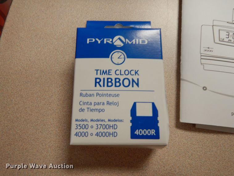 image for item H1763 (2) Pyramid 3500 time clocks/document stamps