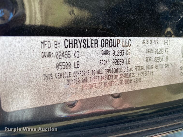 image for item HA9686 2011 Dodge Charger Police