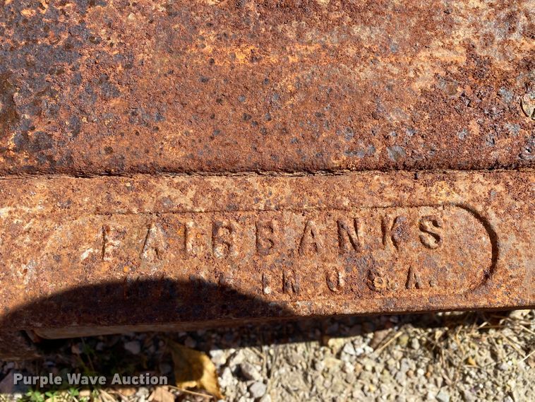 image for item HA9695 (3) Fairbanks scales