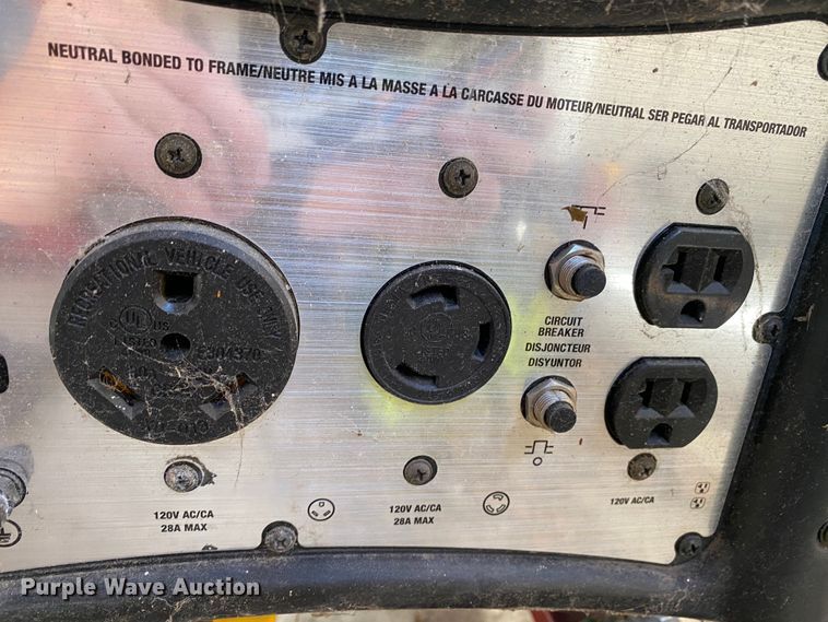 image for item HA9707 2016 Powermate MP0143400 generator