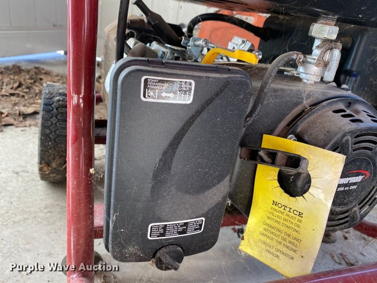 image for item HA9707 2016 Powermate MP0143400 generator