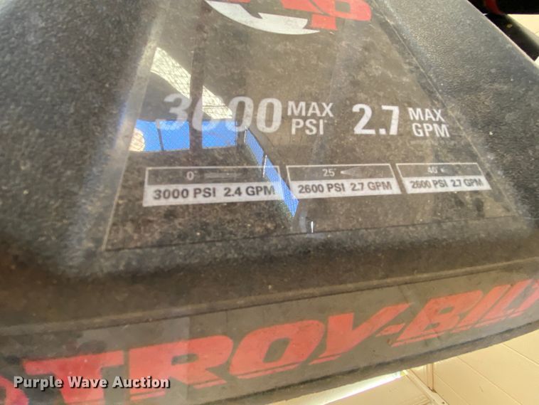 image for item HA9710 Troy-Bilt XP pressure washer