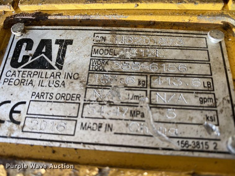 image for item HA9721 2017 Caterpillar 315F LCR  excavator