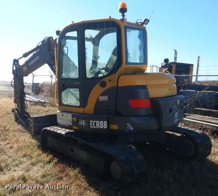 image for item HS9461 2012 Volvo ECR88  mini excavator