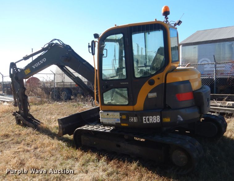 image for item HS9461 2012 Volvo ECR88  mini excavator