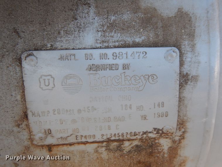 image for item DF6701 1990 Ingersoll Rand 10T3NLE10  air compressor