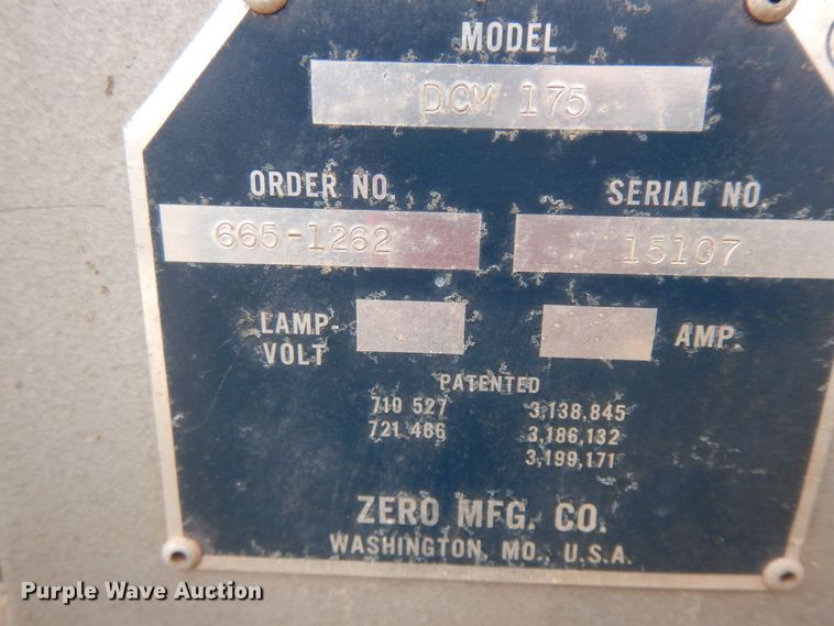 image for item DF6702 Zero Mfg DCM175 sandblaster