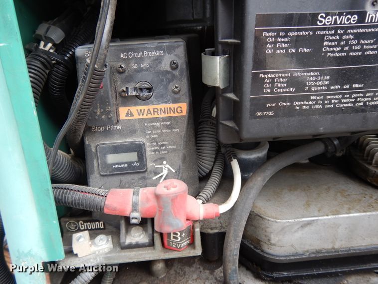 image for item DH3375 Onan CMM7000  generator