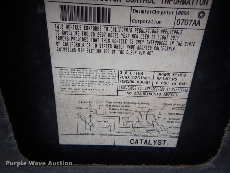 image for item DH5229 2007 Jeep Wrangler Unlimited Sahara  SUV