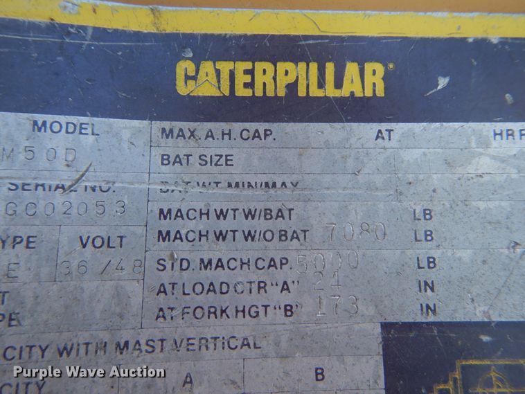 image for item DH5239 Caterpillar M50D  forklift