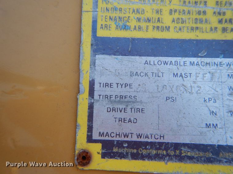 image for item DH5239 Caterpillar M50D  forklift