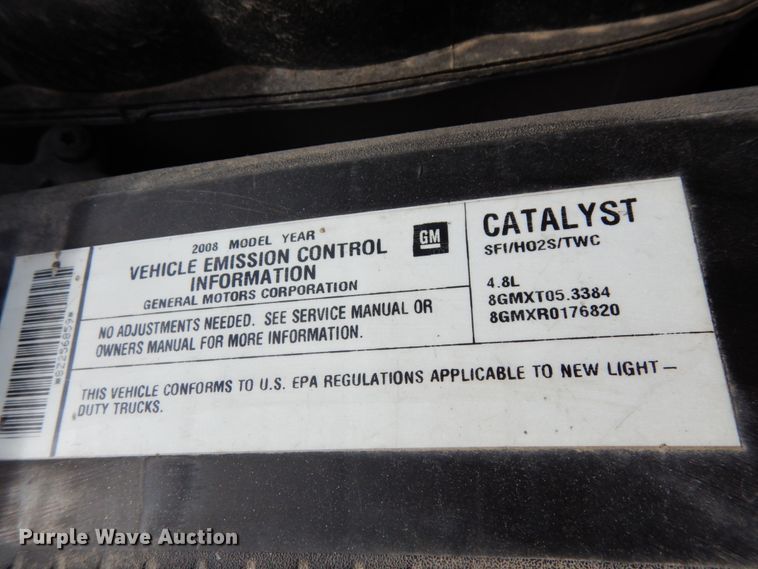 image for item DH6738 2008 Chevrolet Silverado 1500  Ext. Cab pickup truck