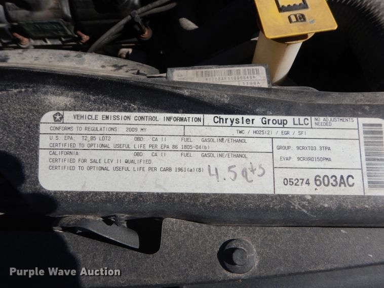 image for item DI0999 2009 Dodge Grand Caravan  Braun Entervan handicap accessible van