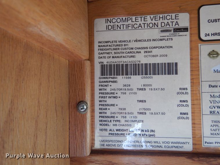 image for item DI1001 2010 Freightliner Villager 208  trolley