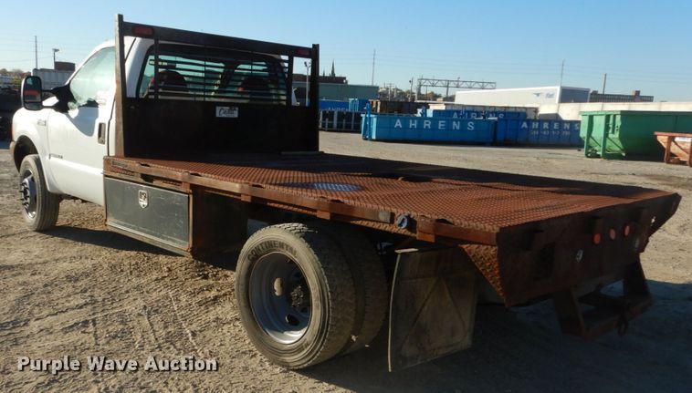 image for item DI1014 2001 Ford F450 Super Duty XL  flatbed truck