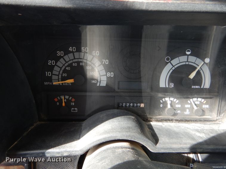 image for item DI1019 1993 GMC TopKick C6500  flatbed truck